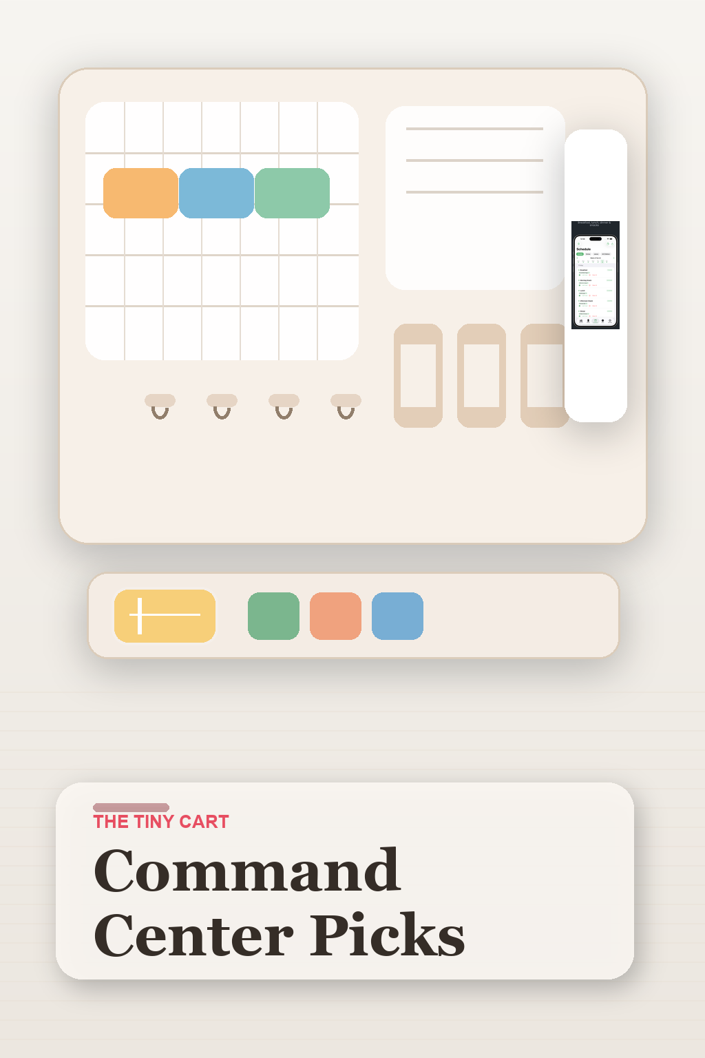 Pinterest cover for dry erase calendars and family command centers