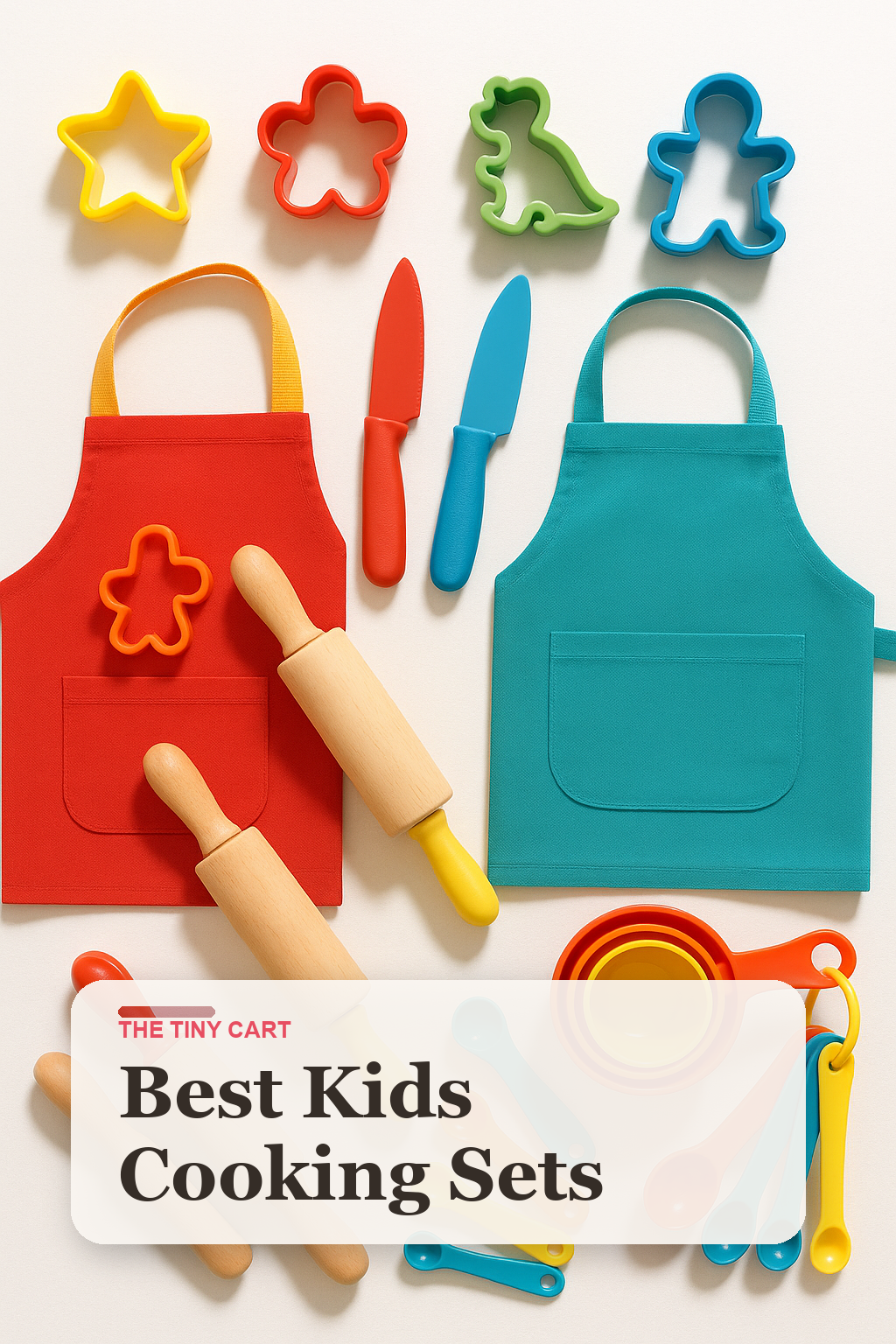 Pinterest cover for kids cooking sets