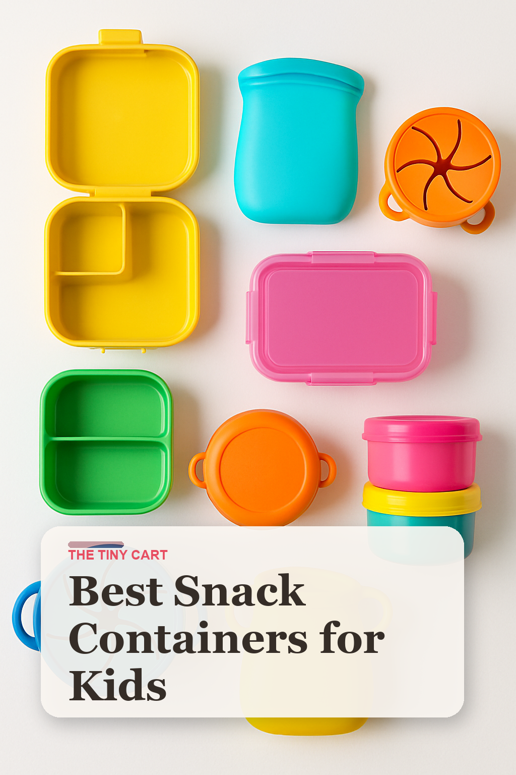 Pinterest cover for snack containers for kids