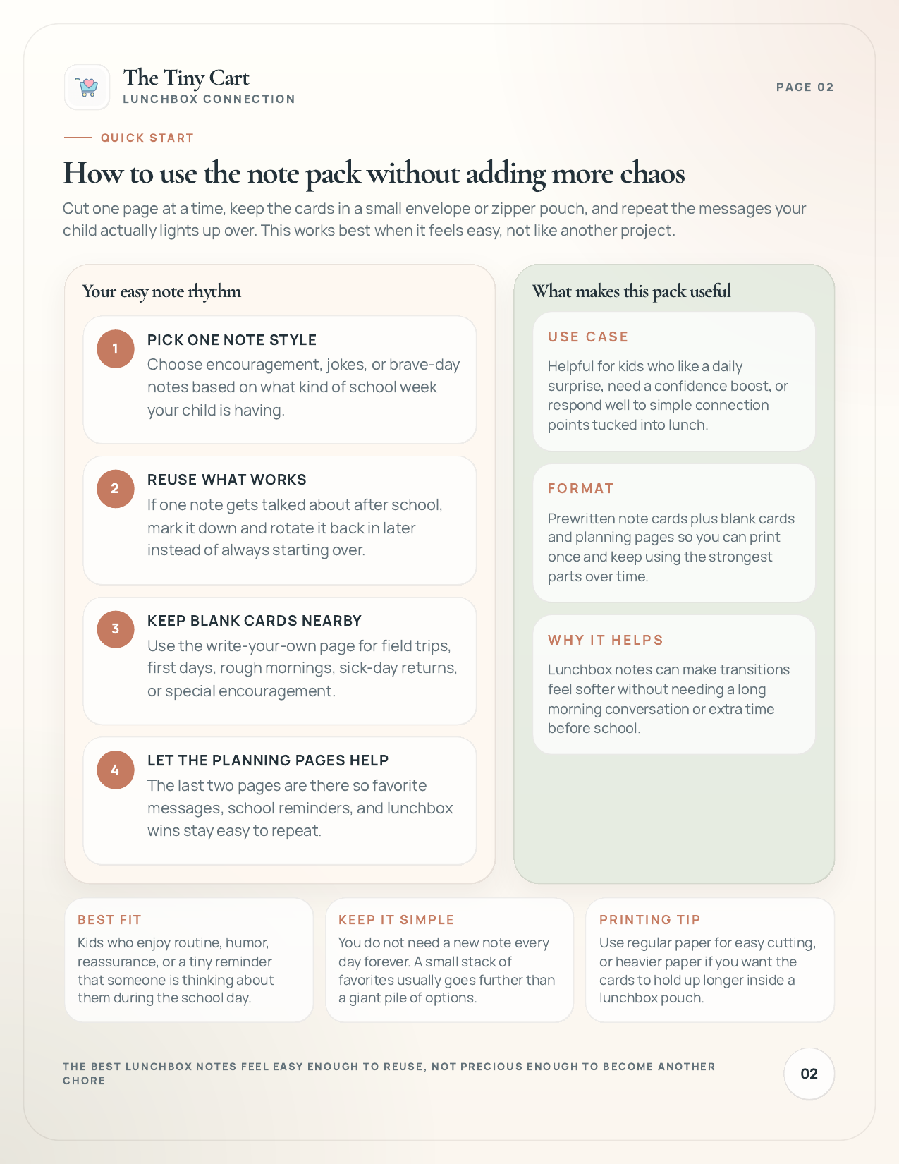 Encouragement lunchbox notes preview